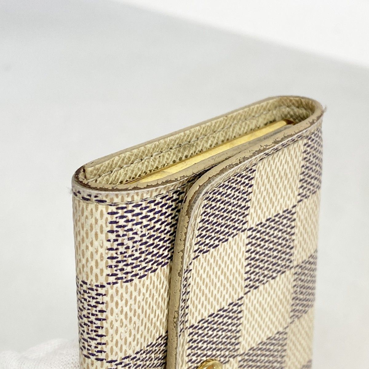 5pc4693-k】ルイヴィトン キーケース ダミエ・アズール ミュルティクレ