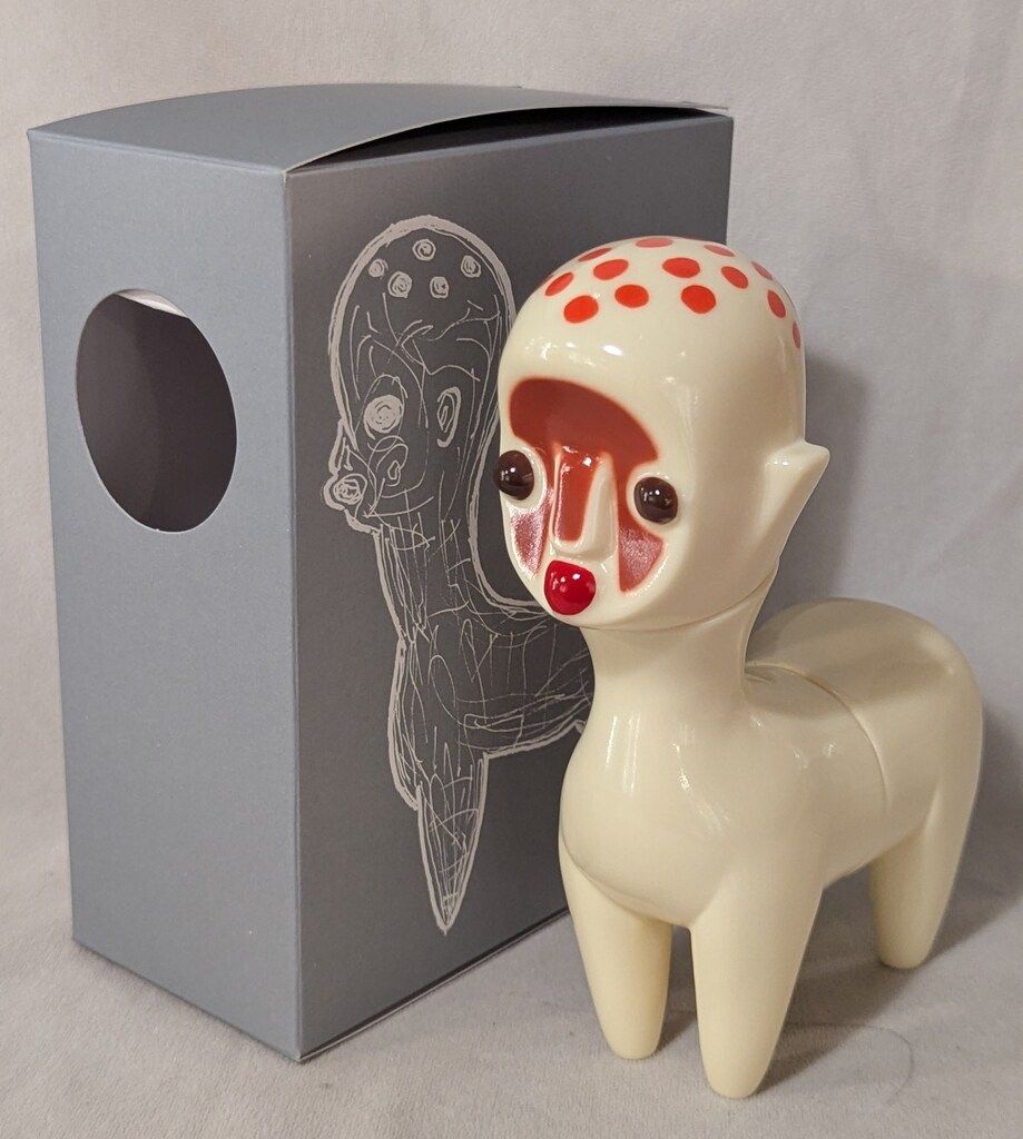 リンデン Kato Izumi 加藤泉 ソフビ人形 四ッ足男の子 石見美術館