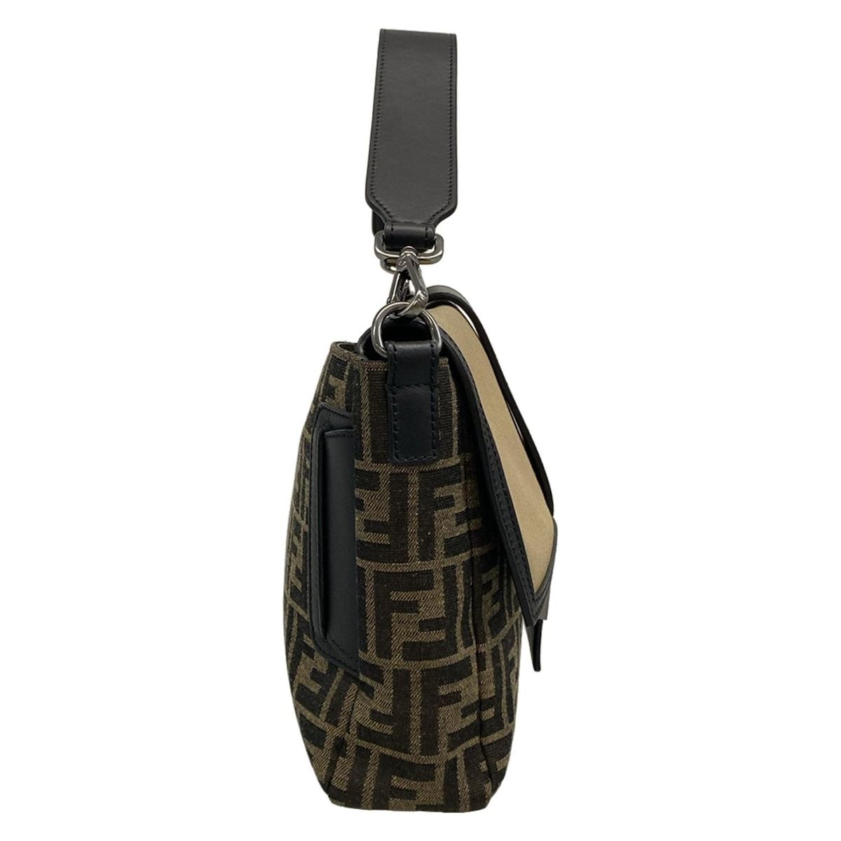 FENDI(フェンディ) ハンドバッグ マンマバケット 7VA478 ベージュ×黒