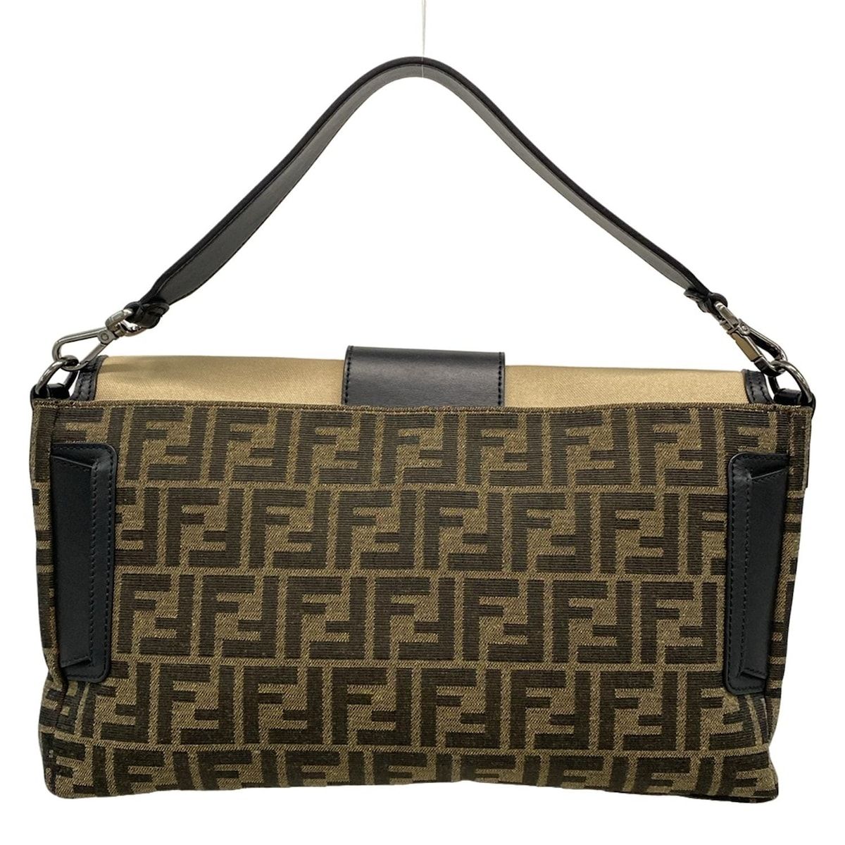 FENDI(フェンディ) ハンドバッグ マンマバケット 7VA478 ベージュ×黒