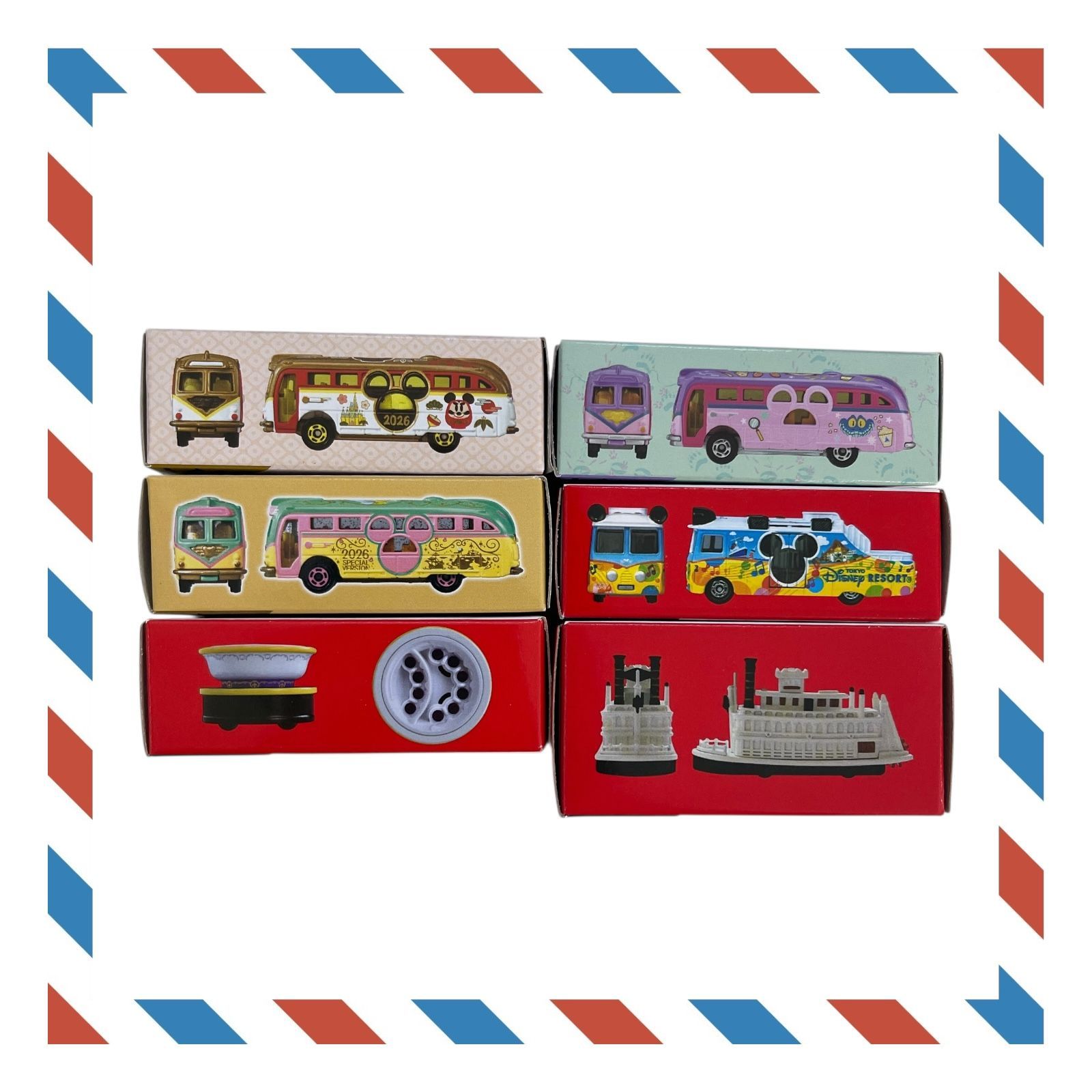 ディズニー トミカ【6個セット】お正月 2026 午年 リゾートクルーザー