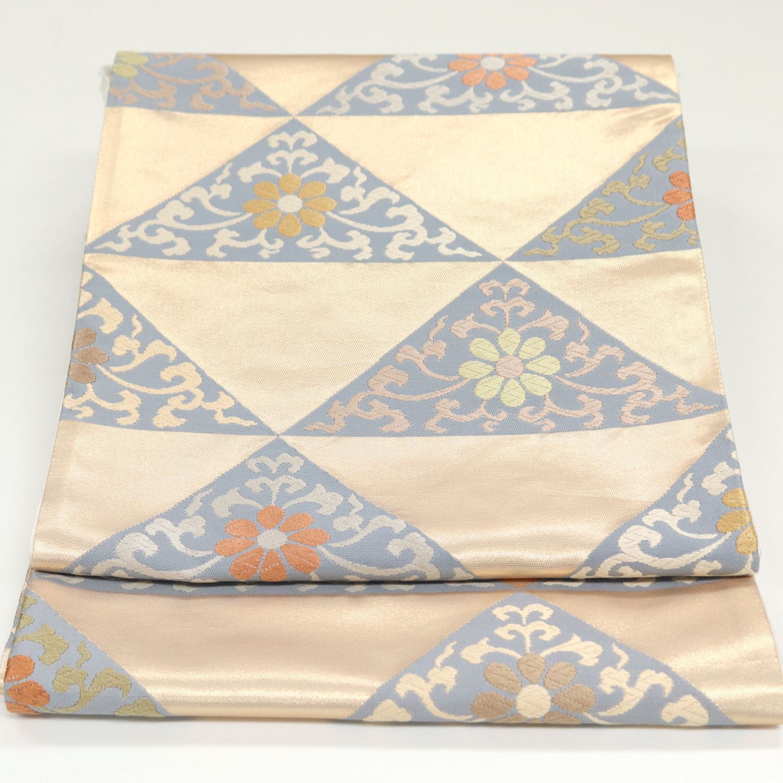 ofa2742 西陣 山口織物 高級 袋帯 花唐草鱗文 美しいキモノ掲載柄 お