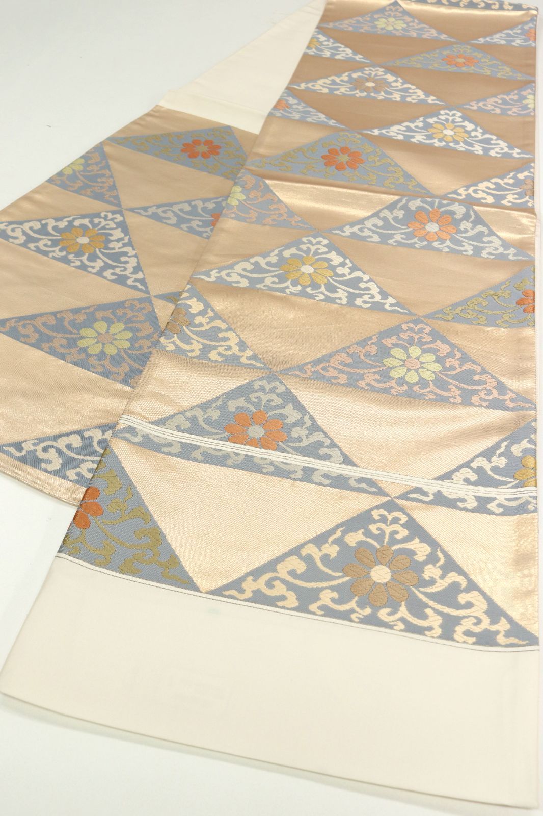 ofa2742 西陣 山口織物 高級 袋帯 花唐草鱗文 美しいキモノ掲載柄 お