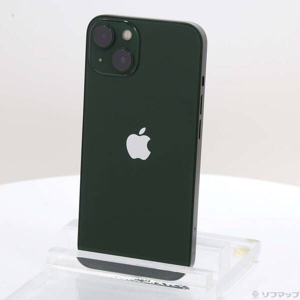 中古品〕 iPhone13 128GB グリーン MNGG3J／A SIMフリー【295】