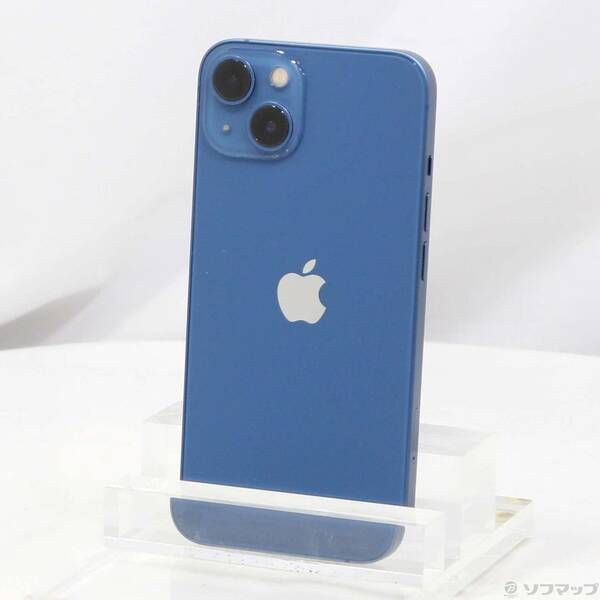 中古品〕 iPhone13 128GB ブルー MLNG3J／A SIMフリー【269】 ブルー