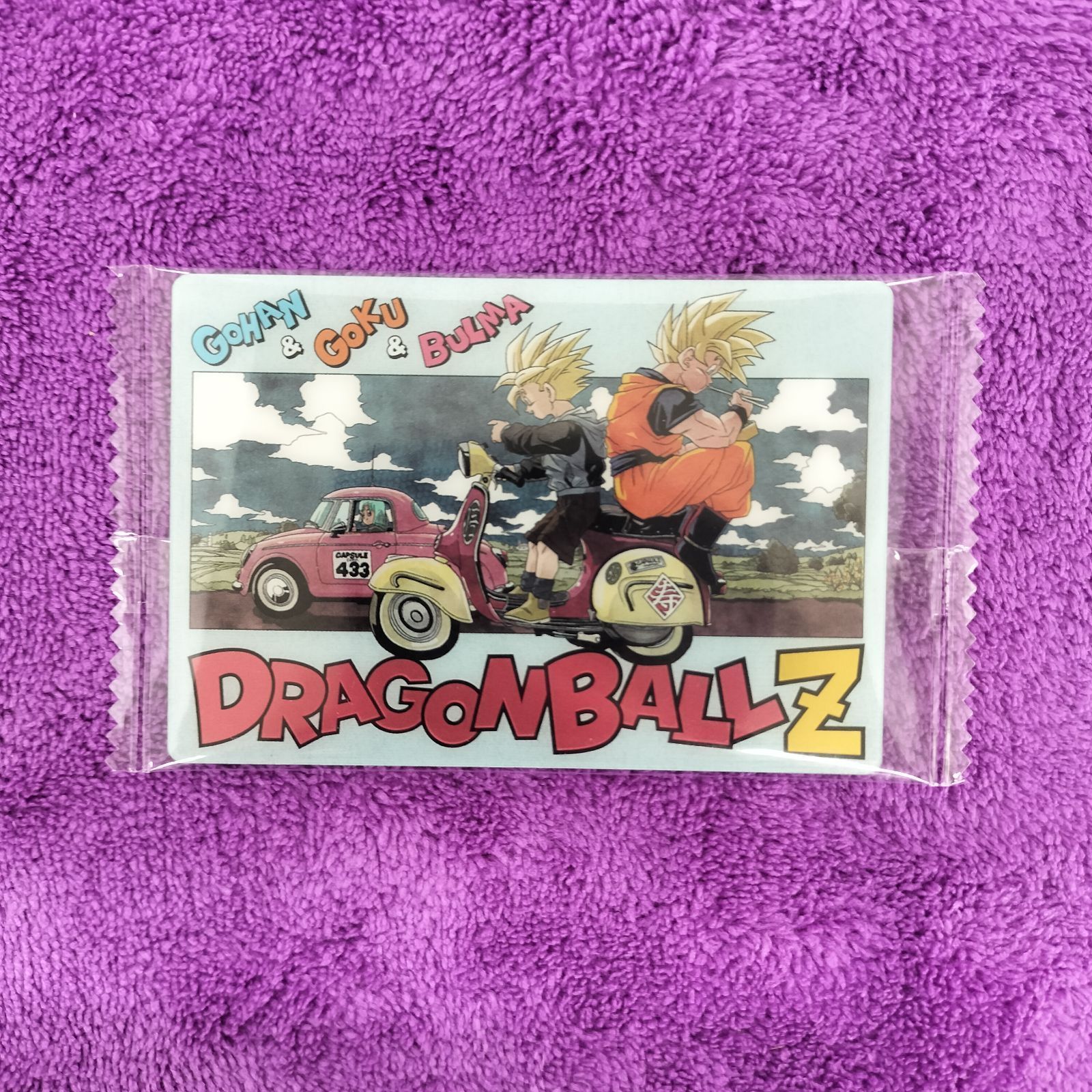 8-27 孫悟飯＆孫悟空＆ブルマ 1枚 ドラゴンボール 8 イタジャガ カード 
