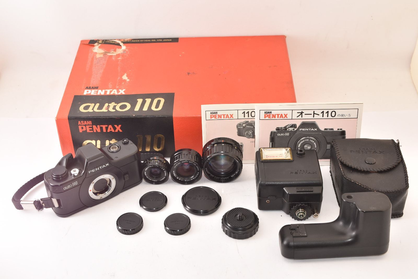 ☆ジャンク品☆ ペンタックス PENTAX auto 110 レンズセット フィルム