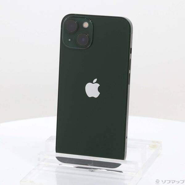 〔中古品〕 iPhone13 128GB グリーン MNGG3J／A SIMフリー【349】