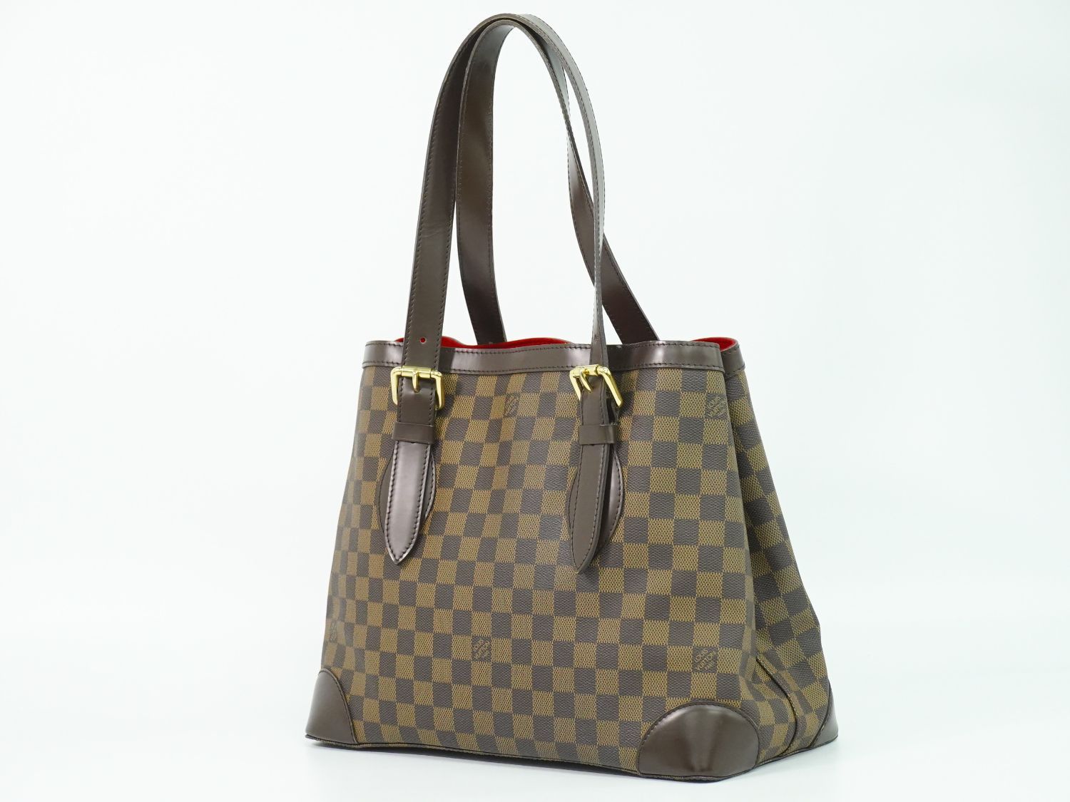 本物 ルイヴィトン LOUIS VUITTON LV ハムステッド MM ダミエ エベヌ