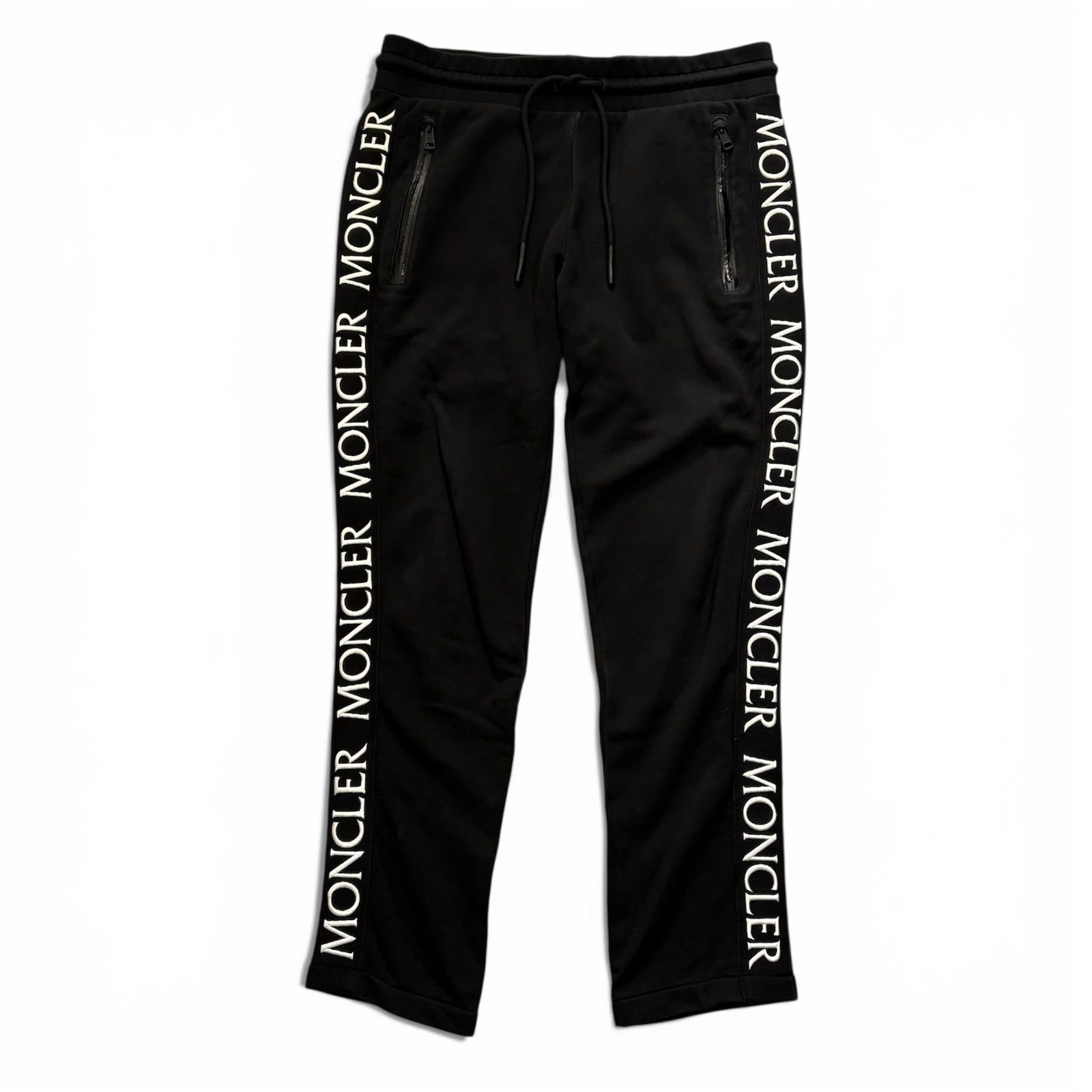 MONCLER モンクレール テープロゴ スウェットパンツ ジャージ Lサイズ 