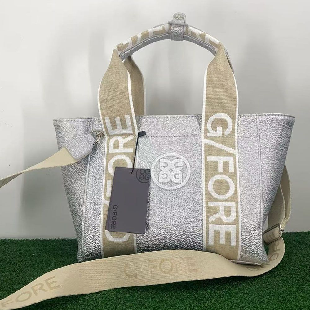 ジーフォア G/FOREトートバッグ カートバッグ ショルダーバッグ レッド&白 ジーフォア G/FOREトートバッグ カートバッグ ショルダーバッグ レッド