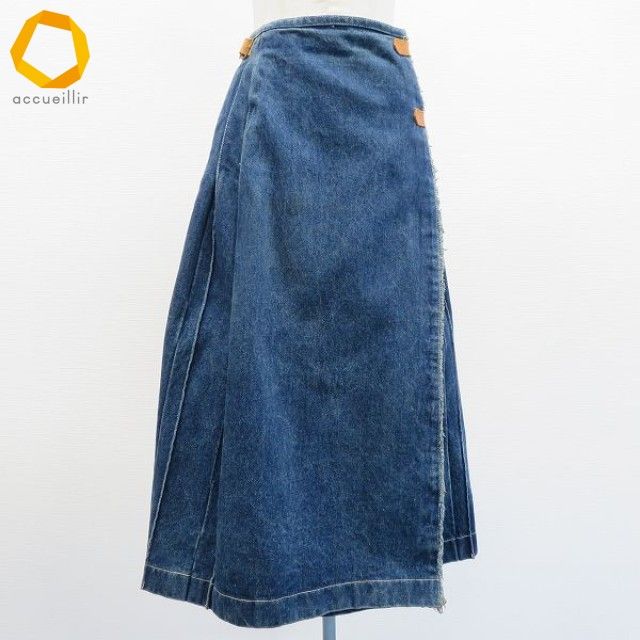 ピンクハウス新品未使用デニムスカート(^-^) フリル使いデニムスカート｜ピンクハウスオフィシャルオンラインストア