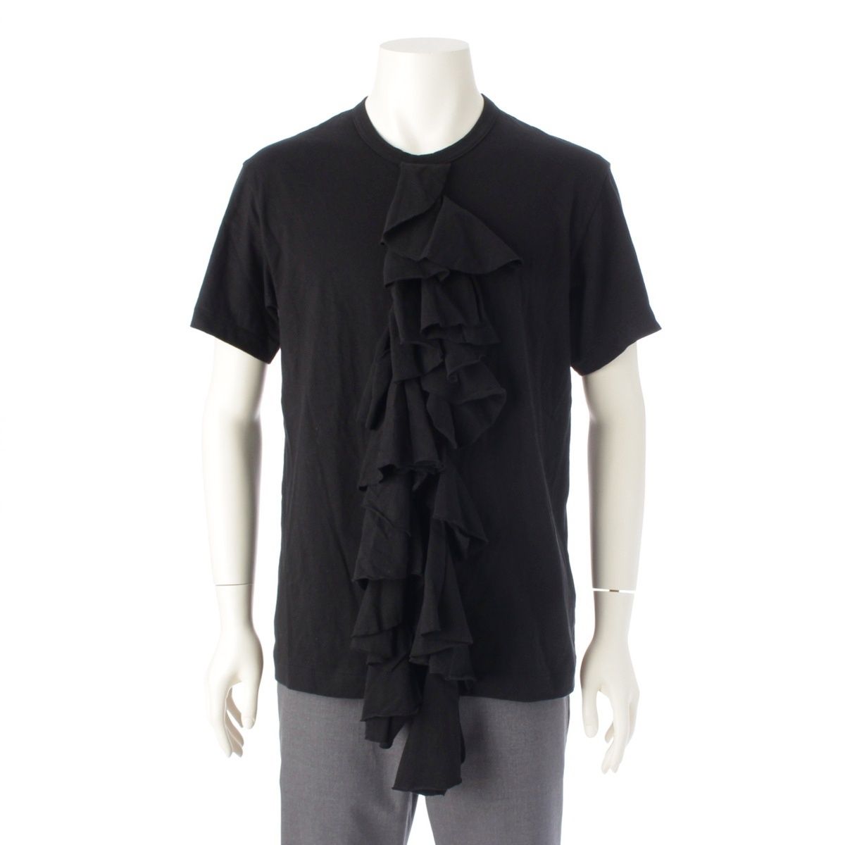 コムデギャルソンオムプリュス AD2019 コットン フリル 半袖Tシャツ