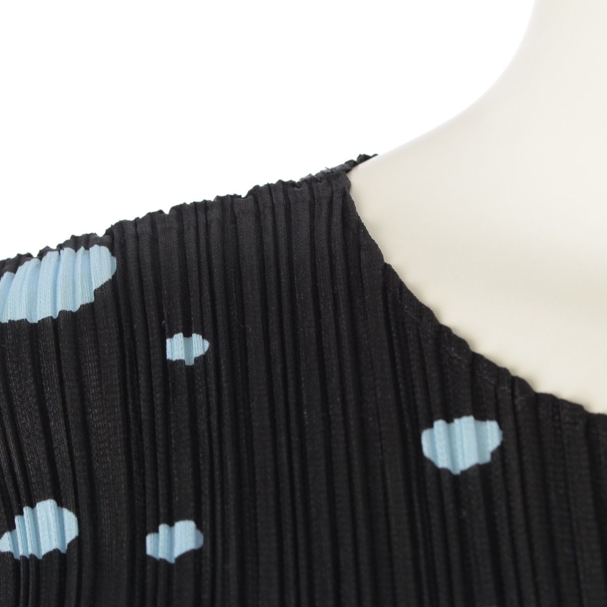 プリーツプリーズ イッセイミヤケ 09AW ドット柄 半袖 カットソー PP93