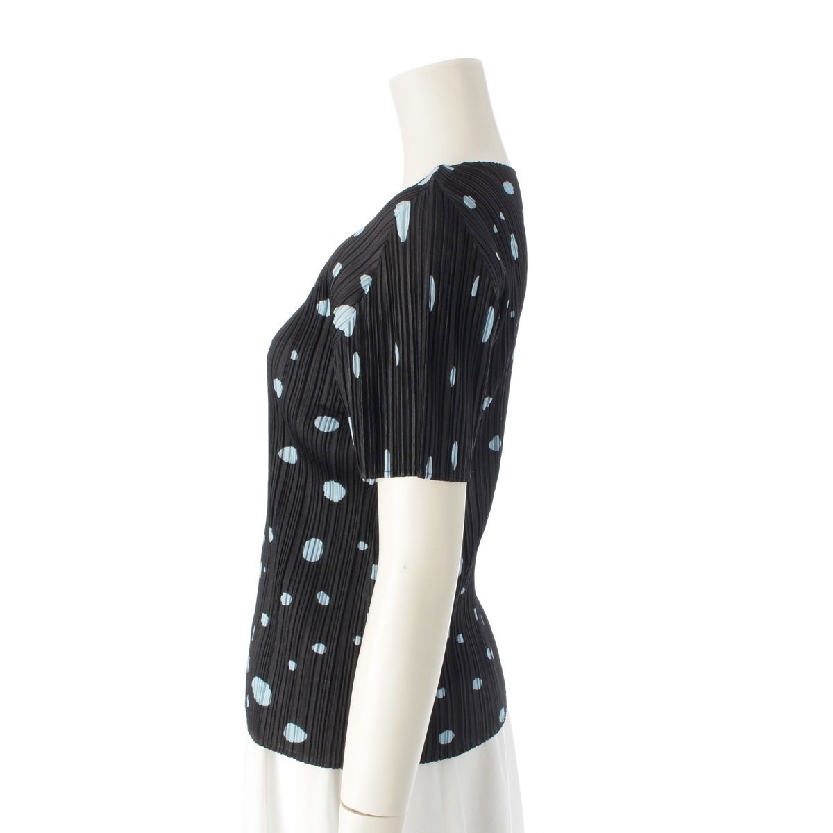 プリーツプリーズ イッセイミヤケ 09AW ドット柄 半袖 カットソー PP93