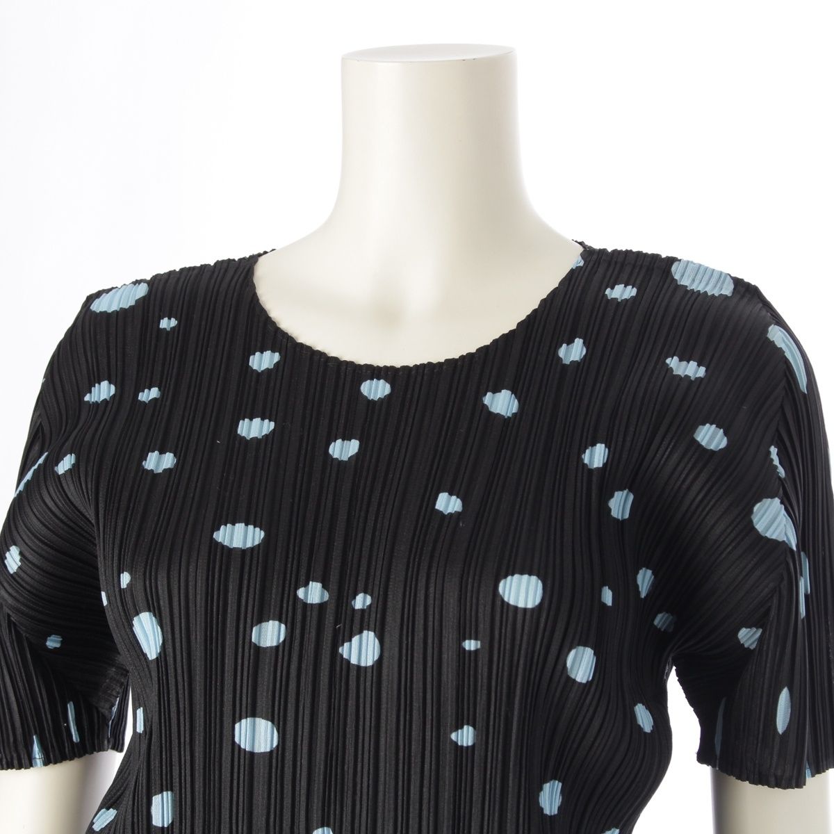 プリーツプリーズ イッセイミヤケ 09AW ドット柄 半袖 カットソー PP93
