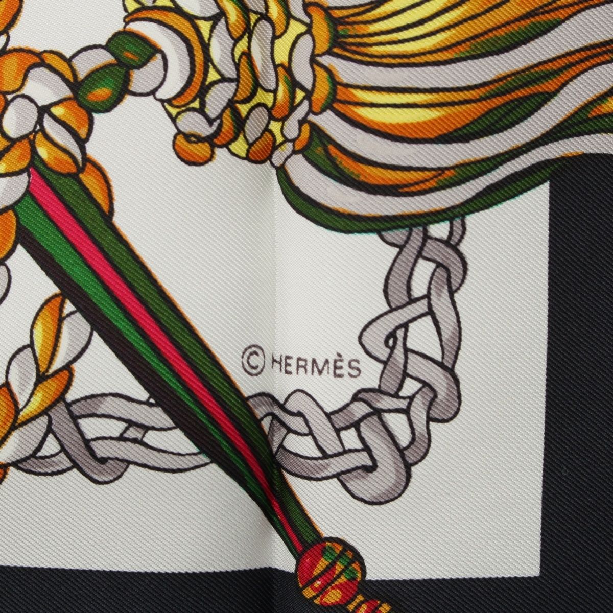 エルメス カレ90 Le Timbalier ティンパニ奏者 シルク スカーフ