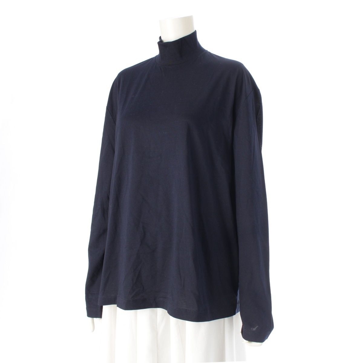 プラダ 24年 ハイネック バックジップ 長袖 Tシャツ カットソー