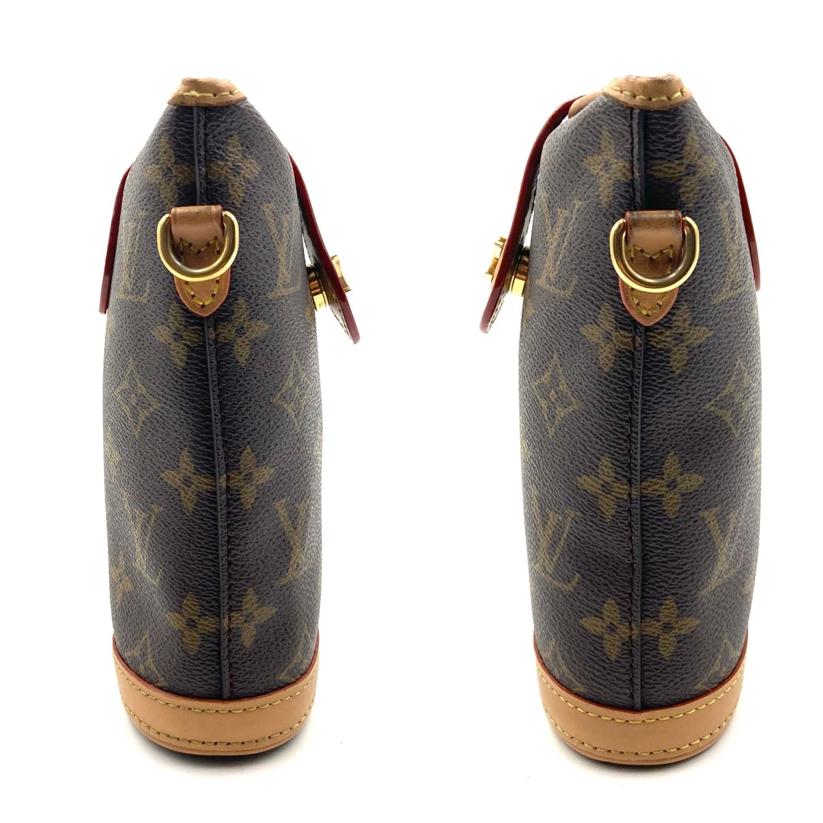 【極美品】　ルイヴィトン　ヴィンテージ　モノグラム　ポーチ　ベタなし　正規品 正規紙袋無料】ルイヴィトン ポーチ ポシェット コスメティック