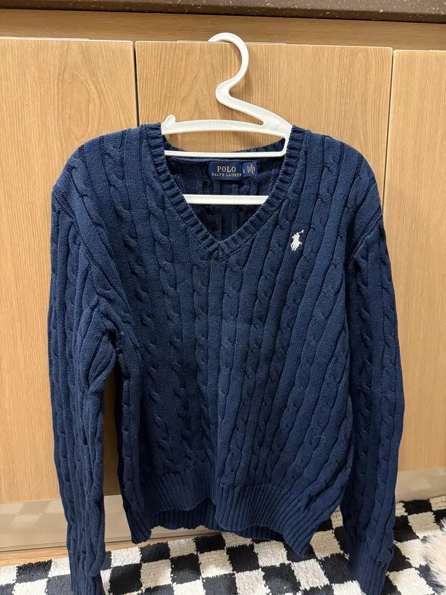 ポロ ラルフローレン ケーブル ニット ネイビー ブラック XL - メルカリ