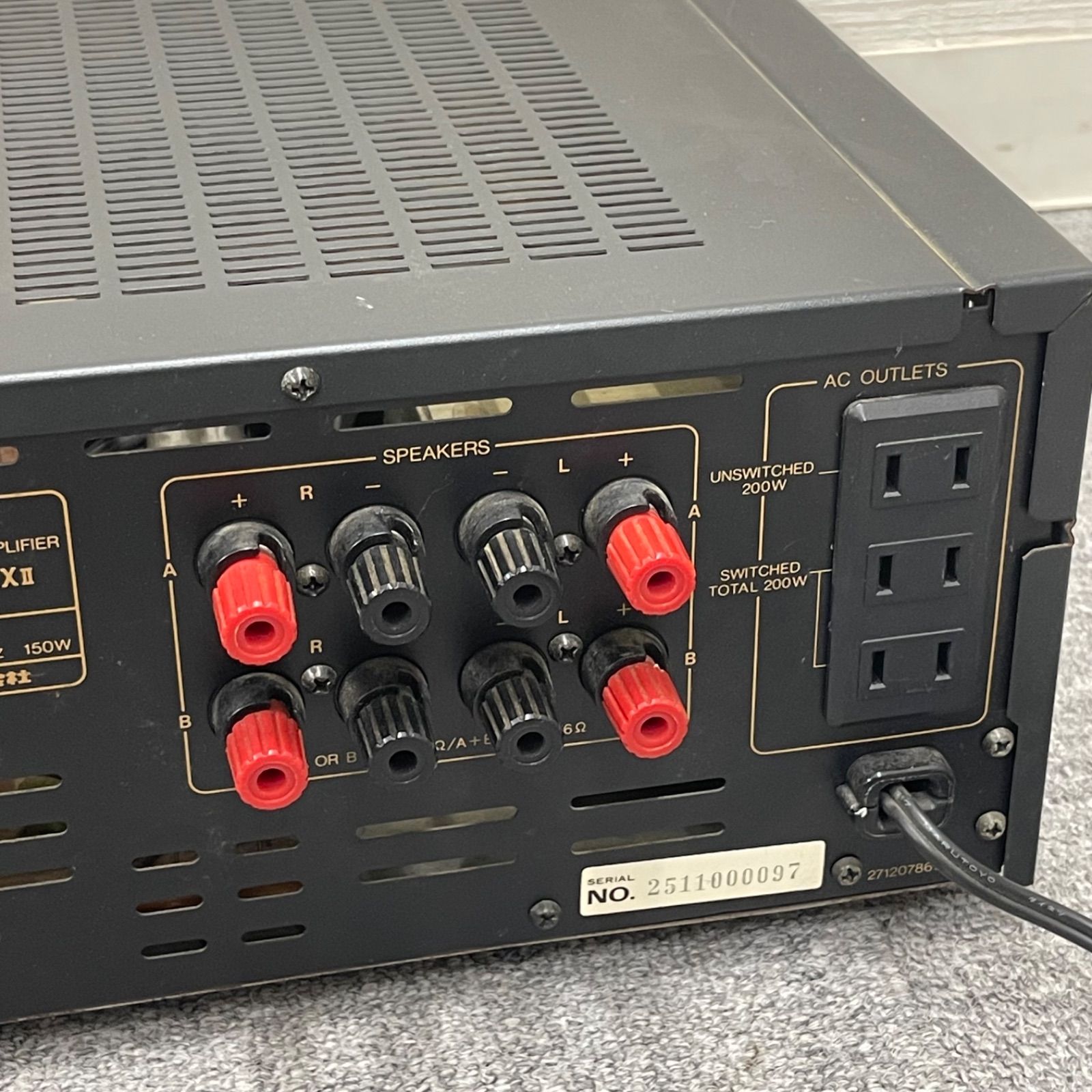 NPA】ジャンク Onkyo オンキョー プリメインアンプ A-815RXⅡ - メルカリ