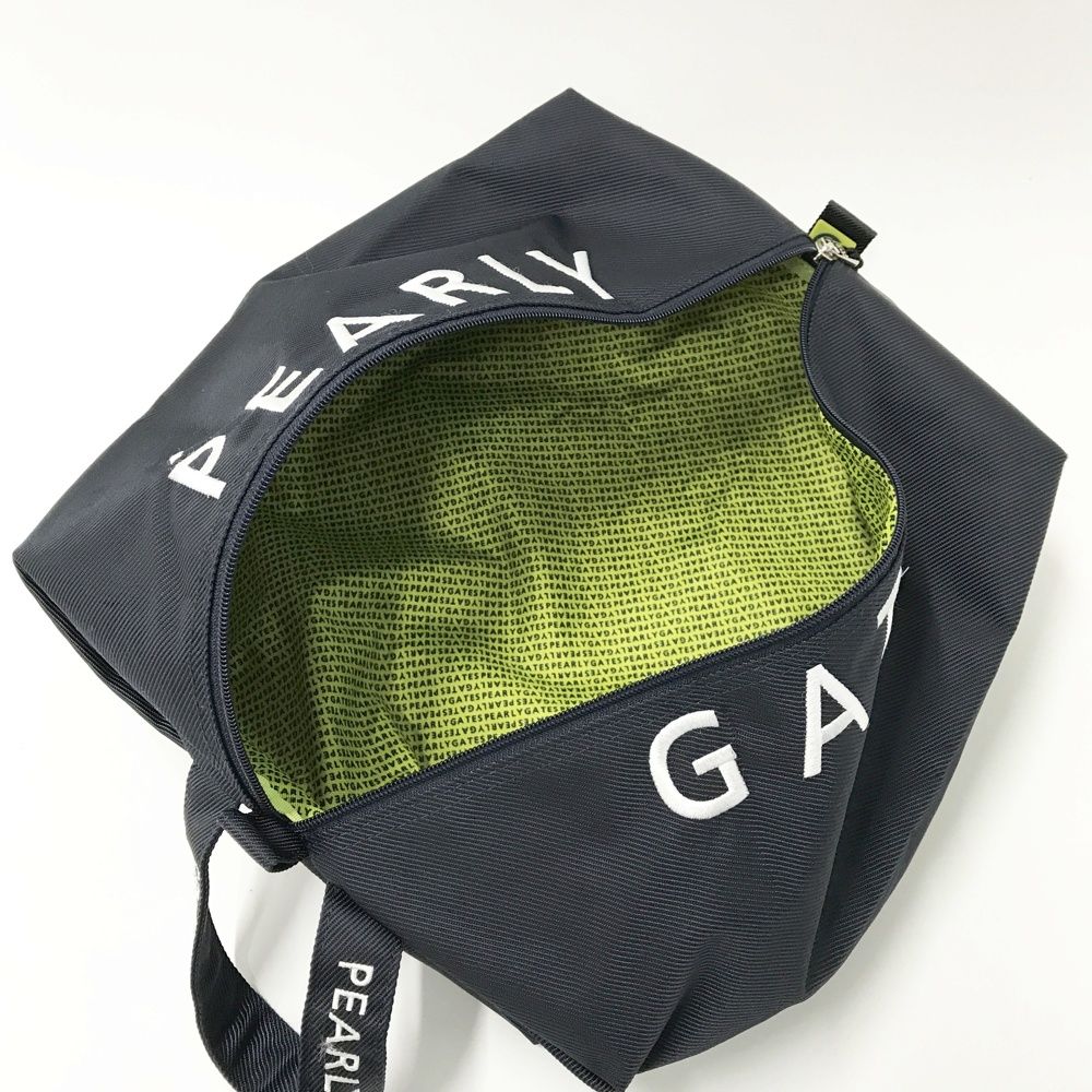 PEARLY GATES パーリーゲイツ シューズケース ニコちゃん ネイビー系