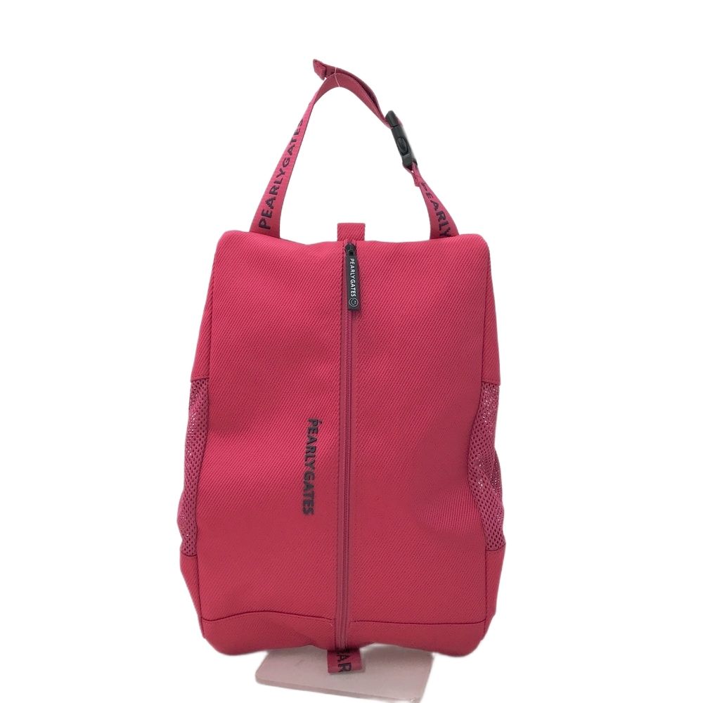 PEARLY GATES パーリーゲイツ シューズケース ピンク系 FR