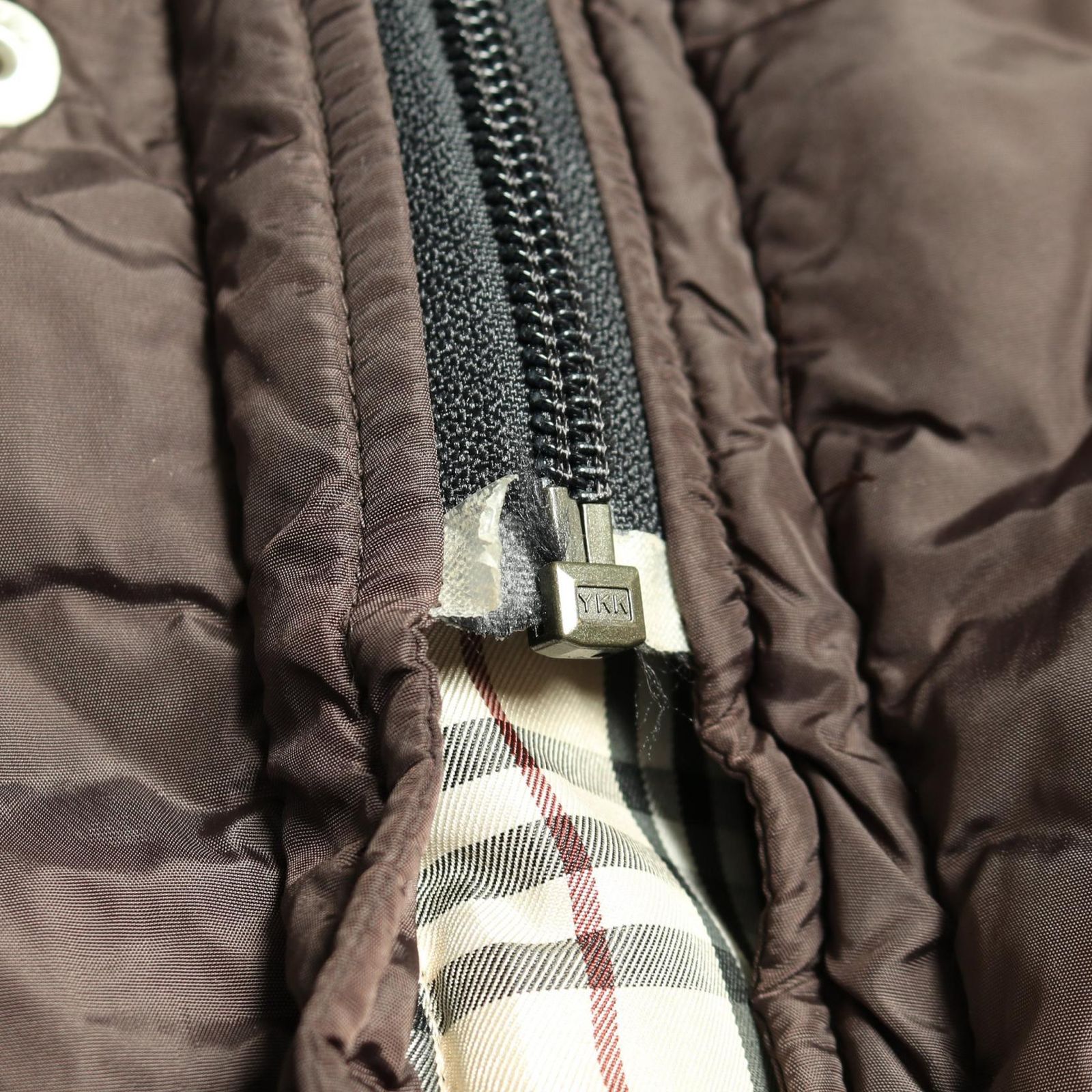 バーバリーブラックレーベル BURBERRY BLACK LABEL ダウンジャケット 