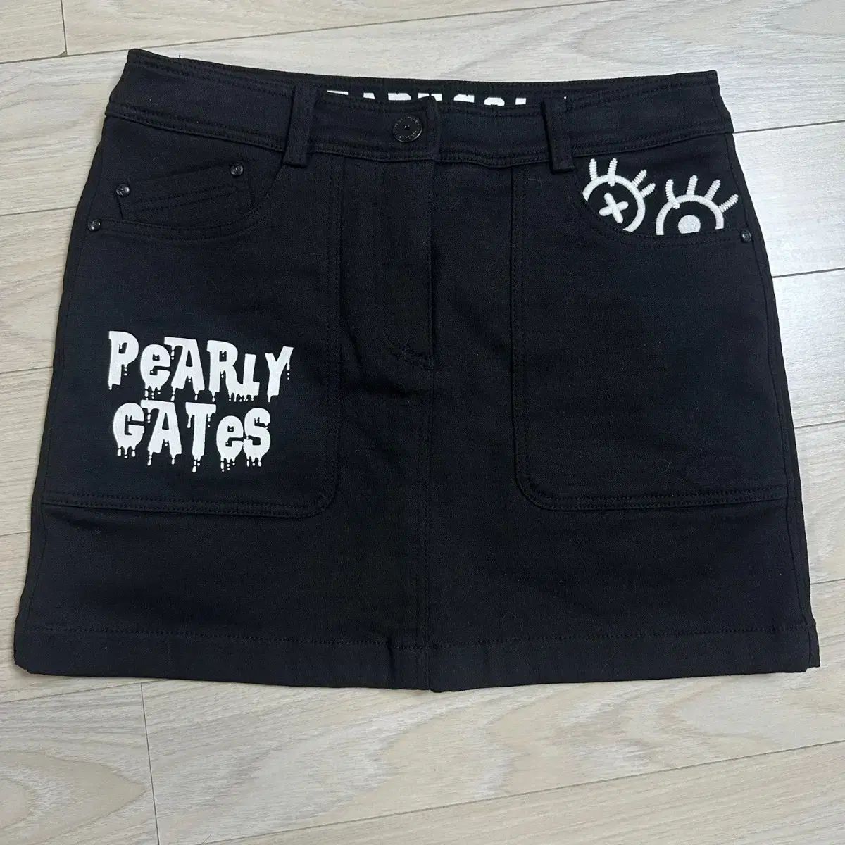 PEARLY GATES パーリーゲイツ　総柄　ミニスカート　0サイズ SNOOPY】コーマ×フレックス総柄スカート | PEARLY GATES（パーリー