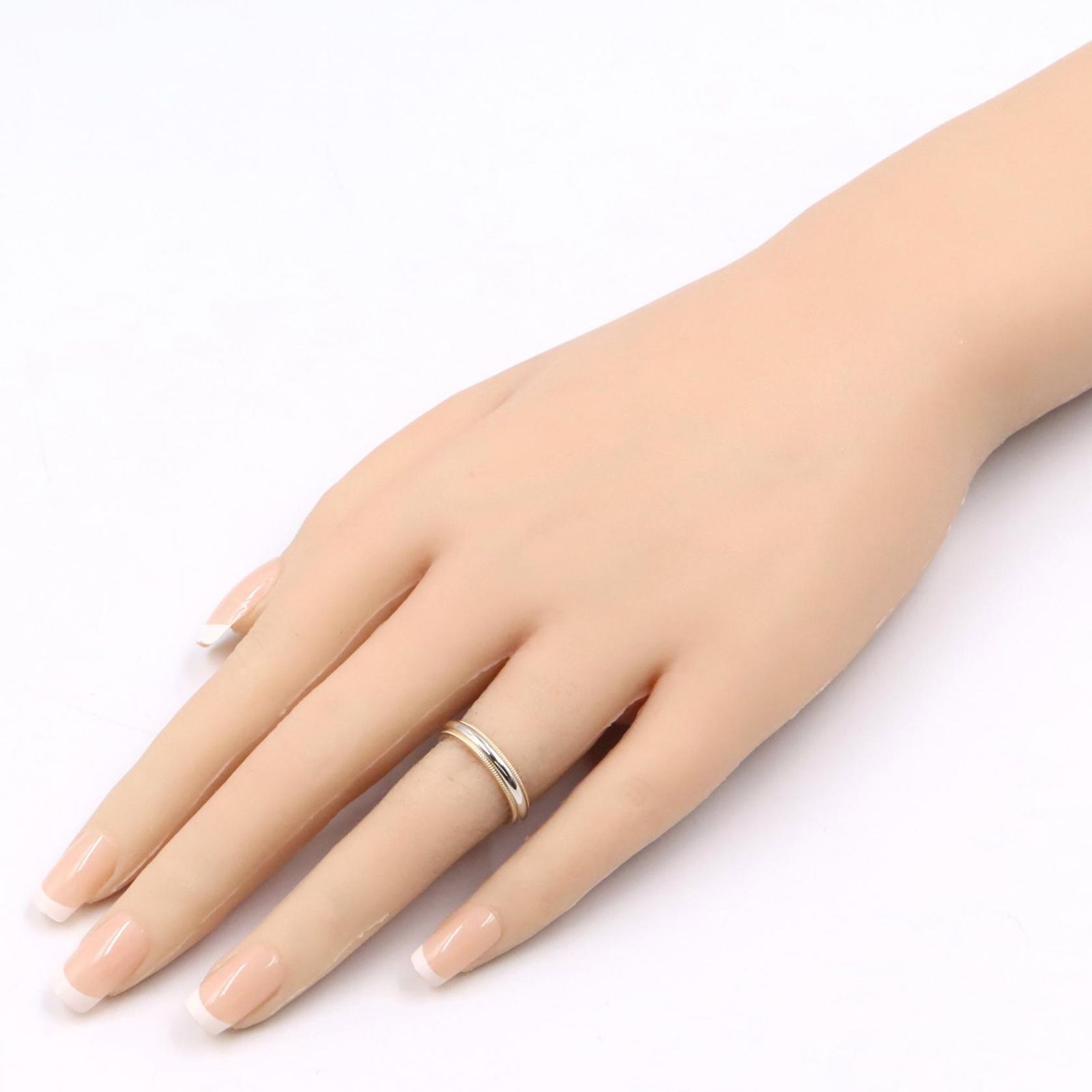 ティファニー TIFFANY＆CO リング・指輪 ミルグレイン リング #8.5