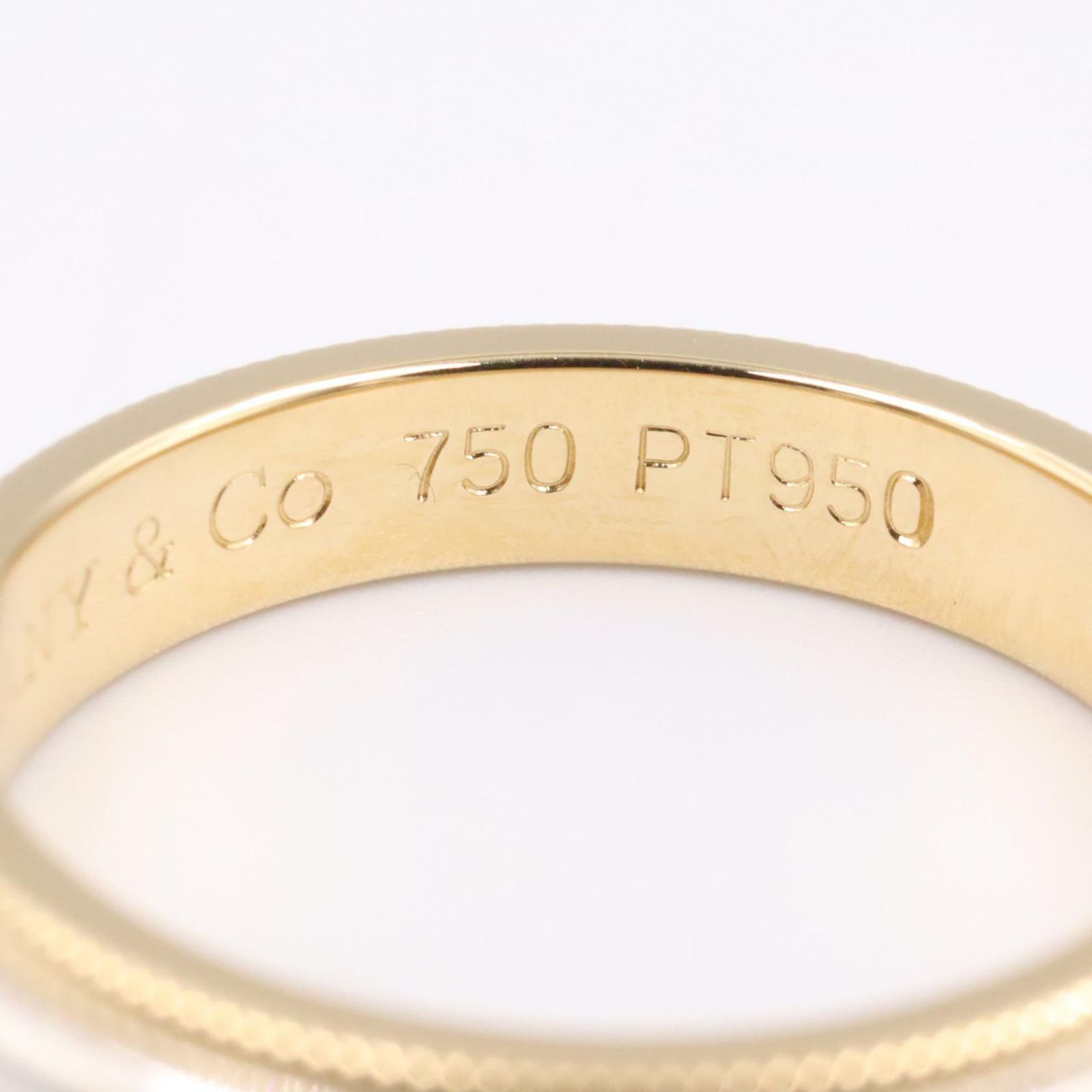 ティファニー TIFFANY＆CO リング・指輪 ミルグレイン リング #8.5