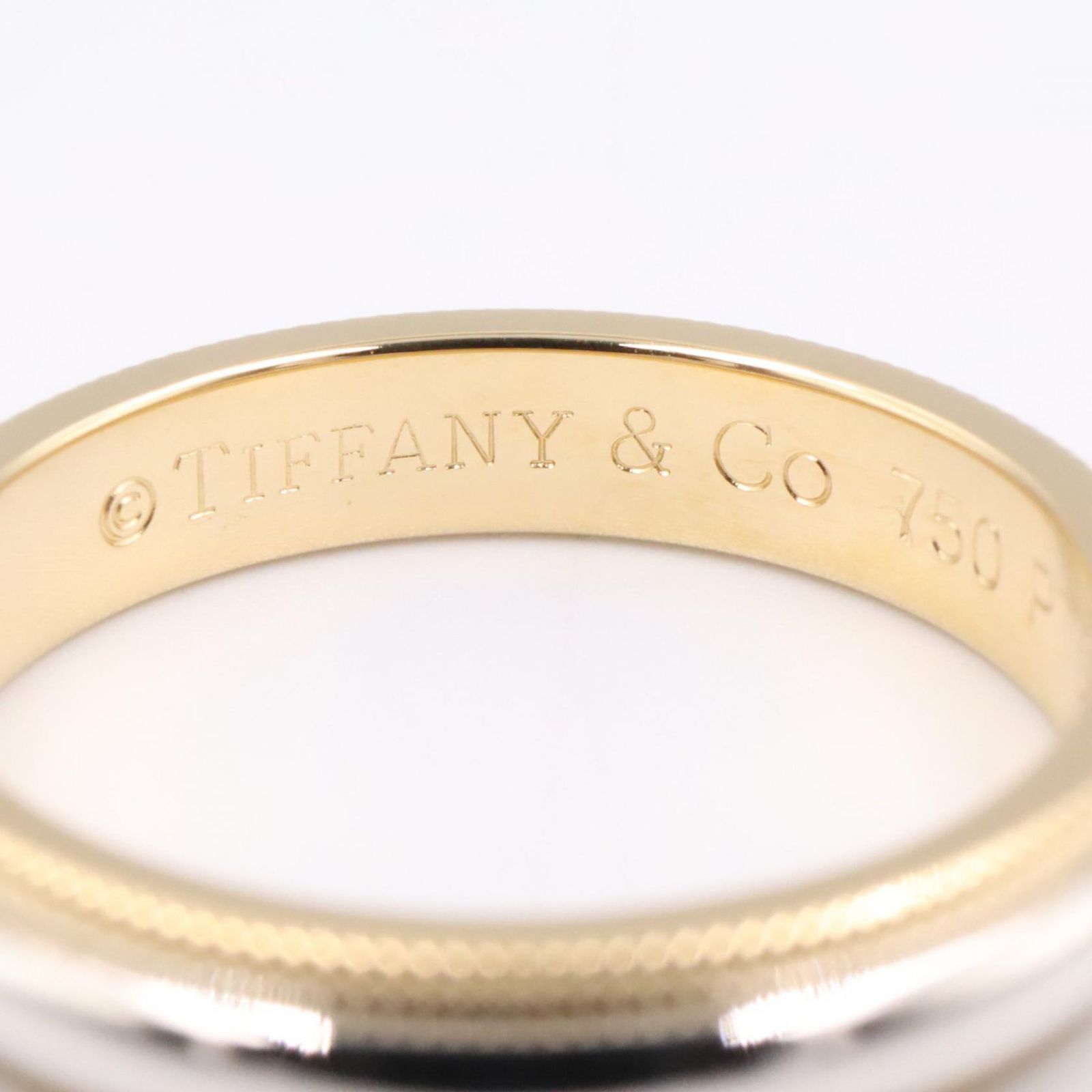 ティファニー TIFFANY＆CO リング・指輪 ミルグレイン リング #8.5