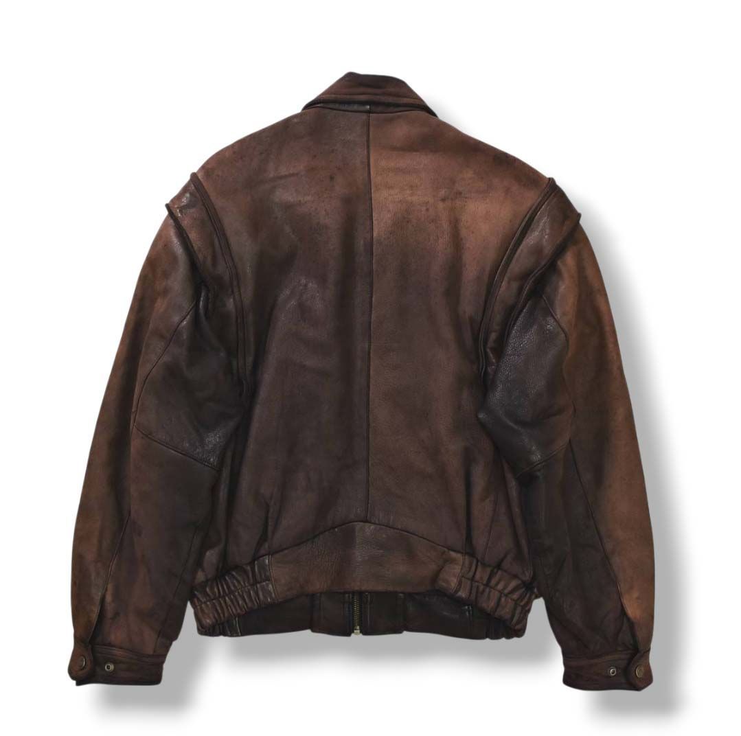 90's【超希少 XL】ロバートコムストック　A-2　羊革　フライトジャケット 90's【超希少 XL】ロバートコムストック A-2 羊革 フライトジャケット