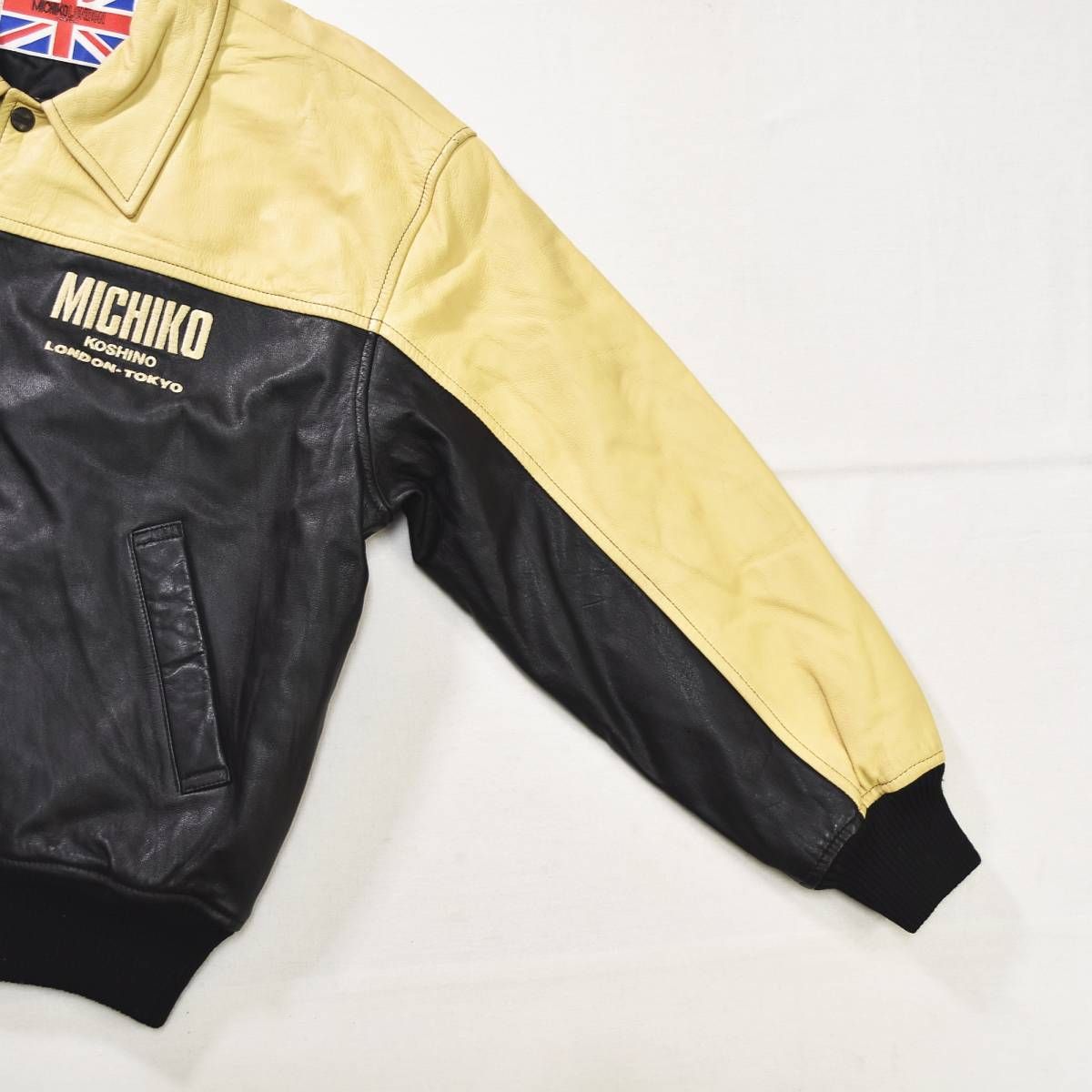 90s ヴィンテージ ミチココシノ ロンドン MICHIKO KOSHINO LONDON 牛革