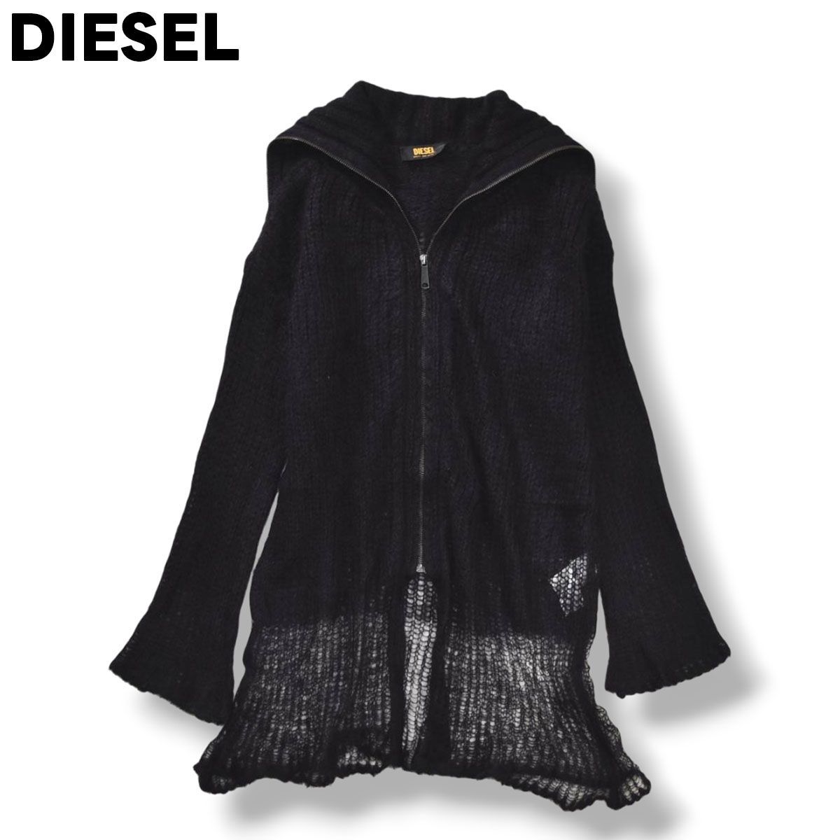 上質】 ルーマニア製 ディーゼル DIESEL ビッグカラー モヘア ウール 