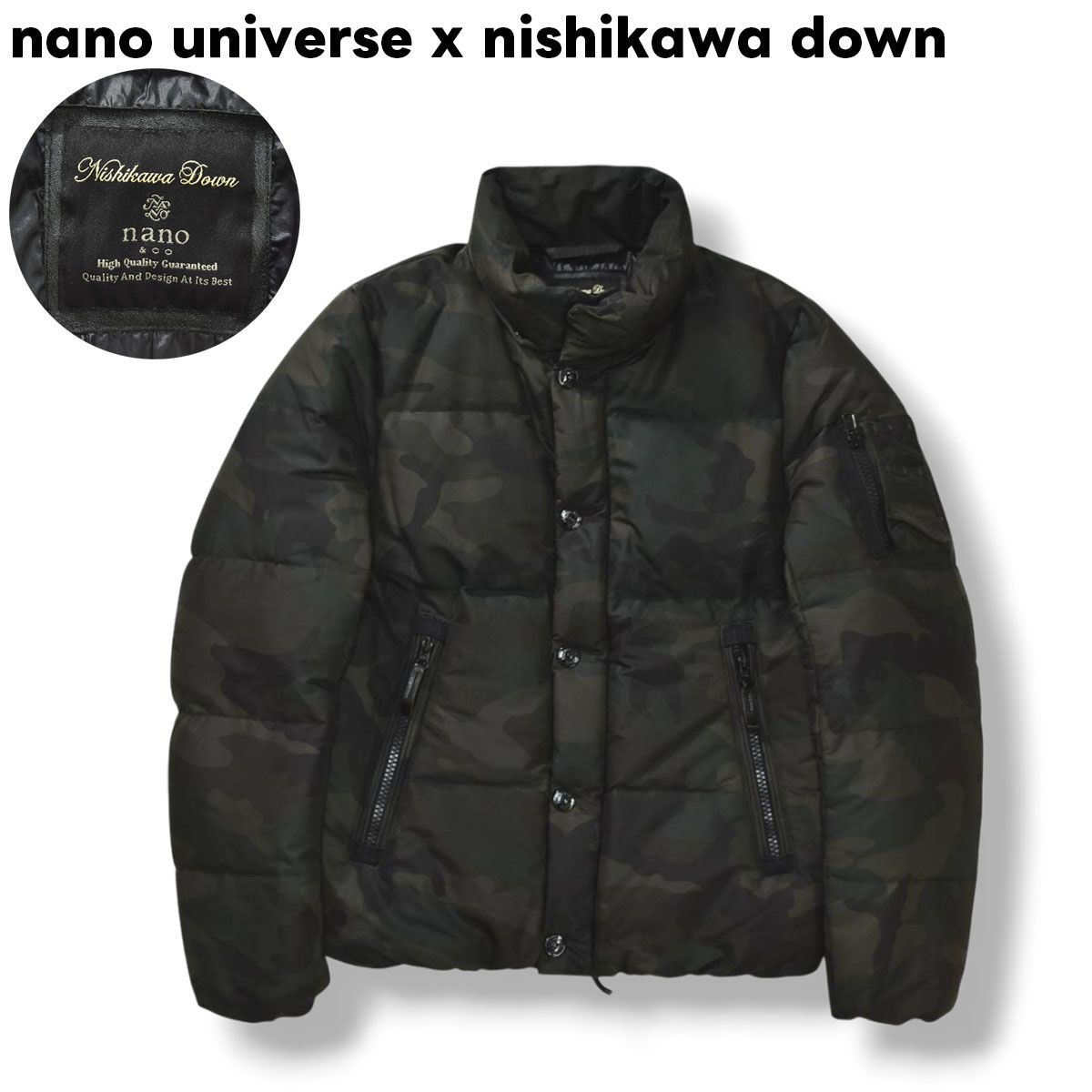 極暖】 ナノアンドコー ナノユニバース x 西川ダウン nano＆co nano 