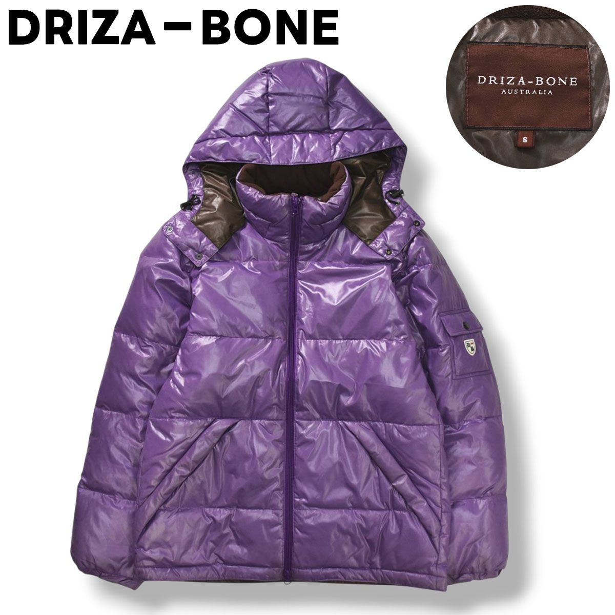 ドライザボーン DRIZA－BONE フーデット キルティング ダウン 
