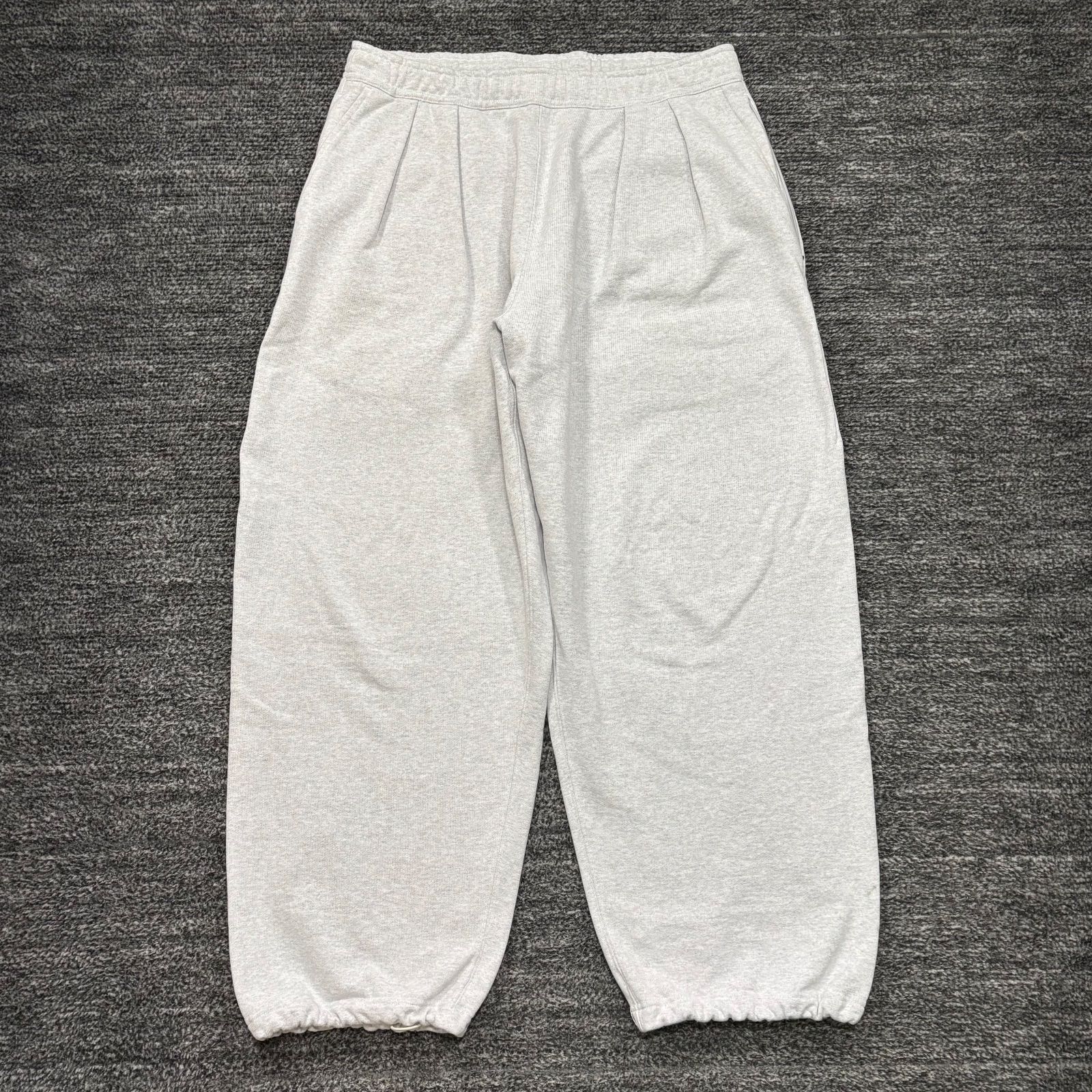 高品質 未使用同様 BEAMS 2タック ワイド スウェットパンツ ライト