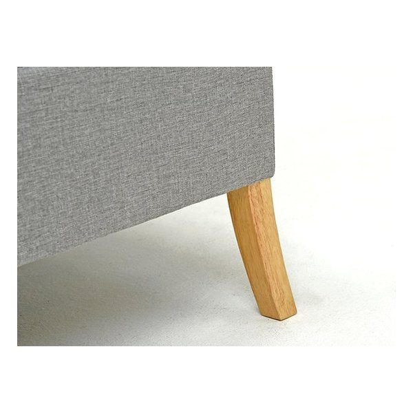 萩原  ハギハラ ダイニングソファ1P ライトグレー FL-8614NA-LGY (2518135)