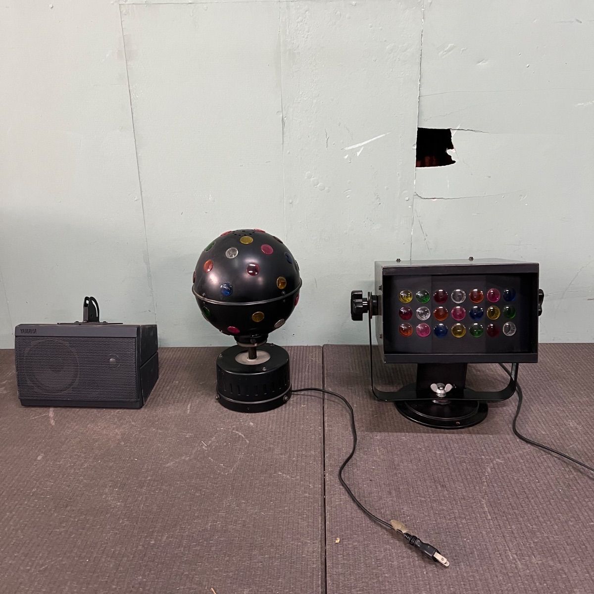 ︎ ステージ照明 ディスコライト 2点 演出照明 株 日照 YAMAHA スピーカー まとめ