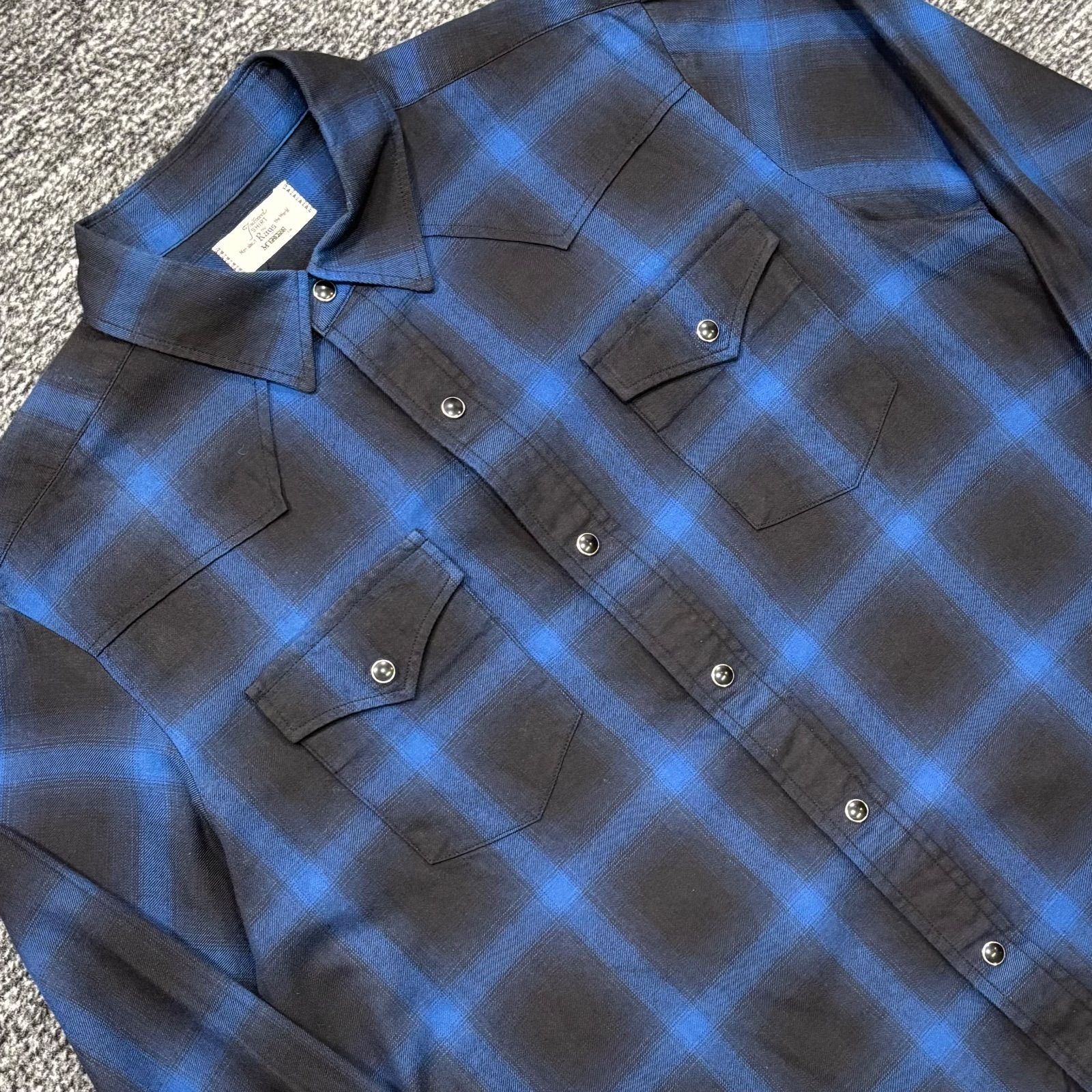 Rags McGREGOR ラグスマックレガー オンブレ チェック シャツ RAGS McGREGOR ラグスマックレガー OMBRE CHECK SHIRT オンブレ