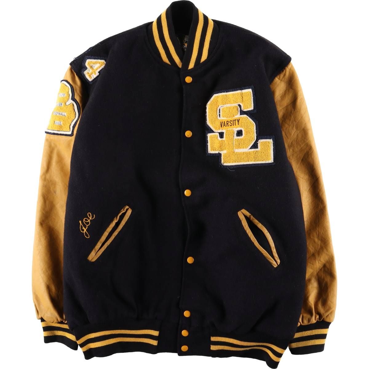 Holloway ホロウェイ USA製 スタジャン XL ロング ブラック 無地 90 