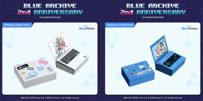 ブルーアーカイブ 2周年 OST CD+KIT アルバム パッケージ（ポスター