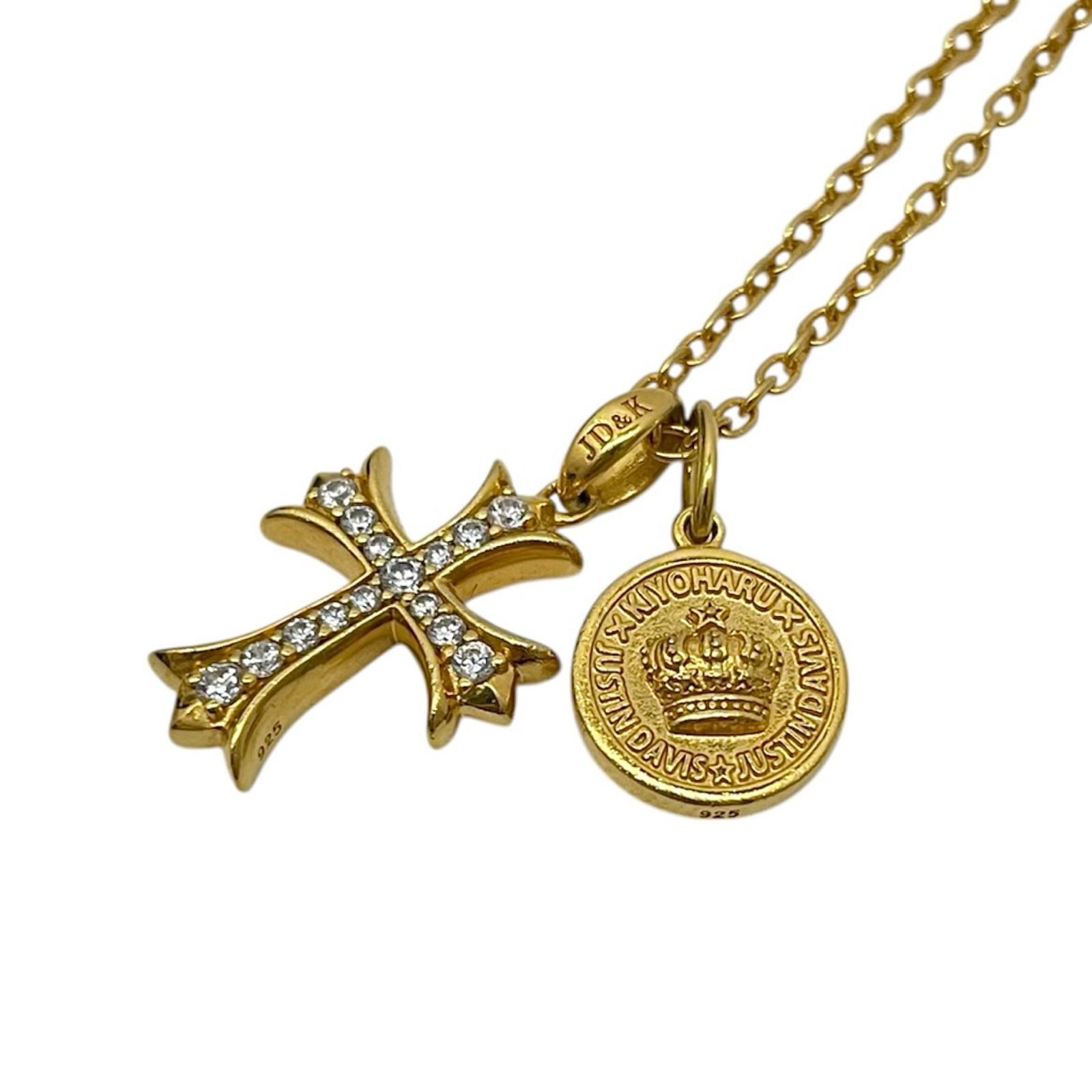 れ*い様 Justin Davis ゴールド クロスネックレス925中古 れ*い様 Justin Davis ゴールド クロスネックレス925中古 れ*い様 Justin