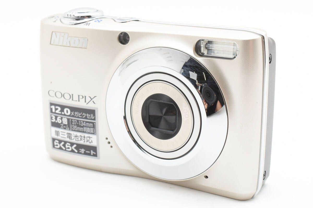 ☆美品☆ニコン Nikon COOLPIX L22 シルバー☆ Y500 #3931 - メルカリ