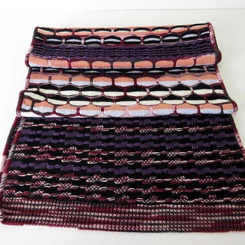 ミッソーニ MISSONI マフラー ロングマフラー 立体 ニット メリノ