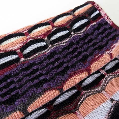 ミッソーニ MISSONI マフラー ロングマフラー 立体 ニット メリノ