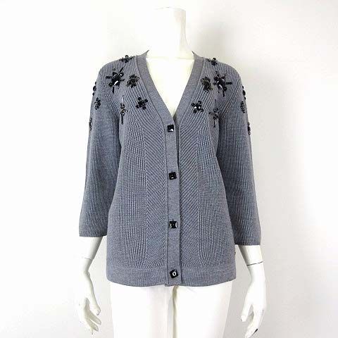 エスカーダ ESCADA カーディガン ニットカーディガン シルク ウール