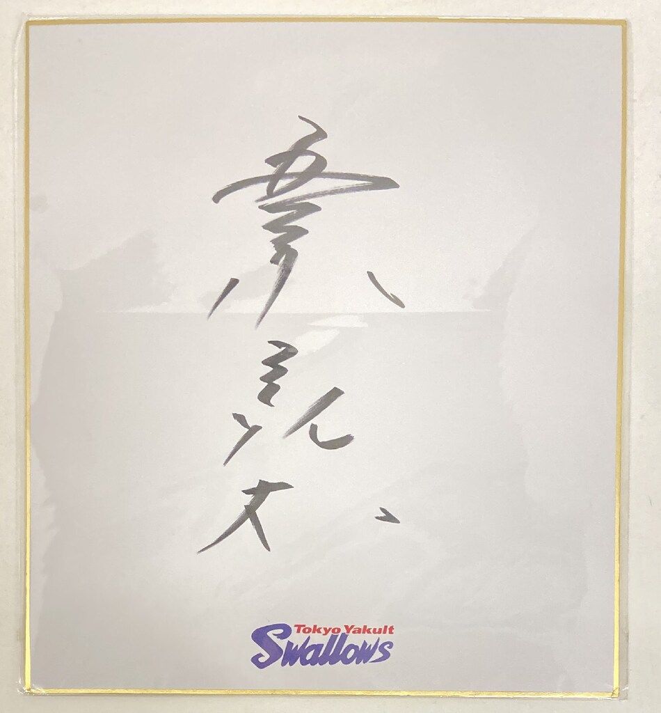 元ヤクルトスワローズ53五十嵐亮太選手直筆サイン色紙 元ヤクルトスワローズ53五十嵐亮太選手直筆サイン色紙