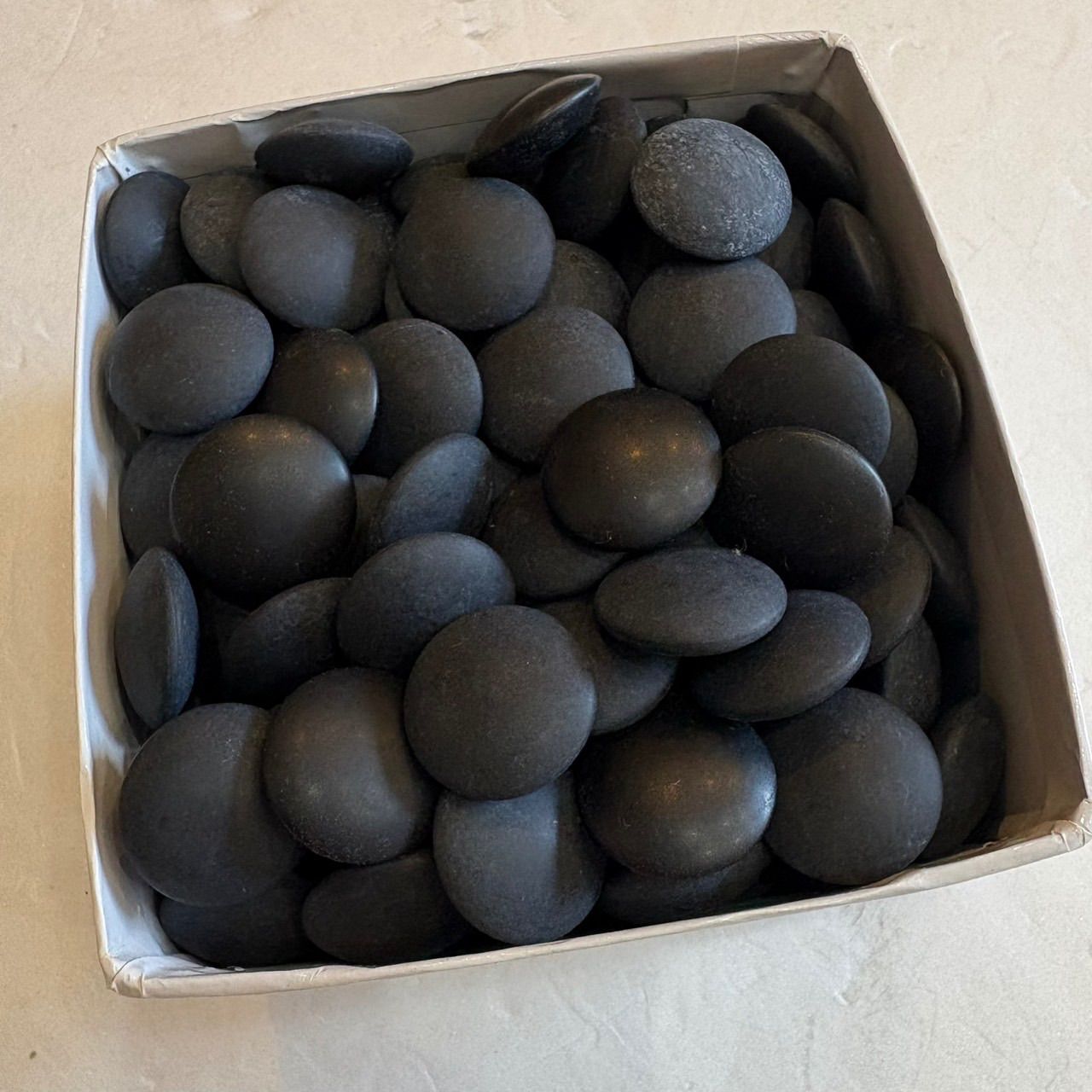 碁石】日向特製 本蛤白 本那智黒 32号 囲碁 - メルカリ